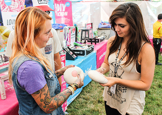 Keep A Breast Traveling Education Booth